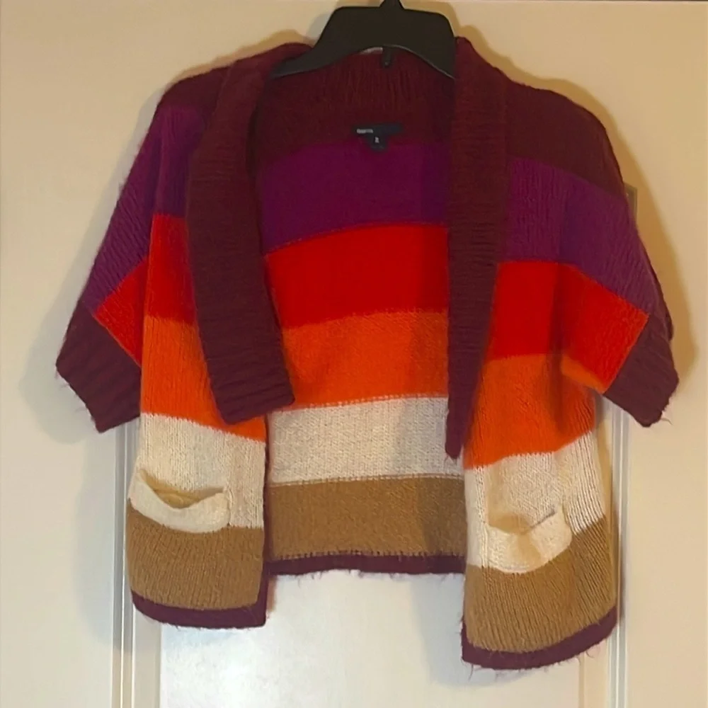 Gap Kids Penelope Stripe Dolman Sweater Cardigan Size M (8)